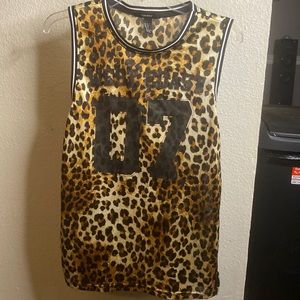 Size small leopard jersey